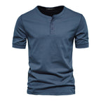 Koszulka Henley Casual Męskie
