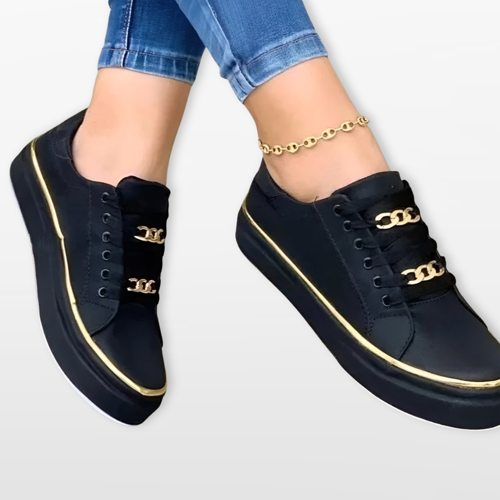 Sneakersy Damskie Na Platformie