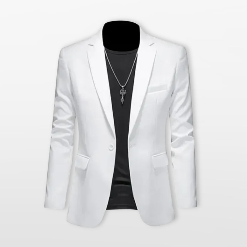 Elegantné priliehavé pánske sako