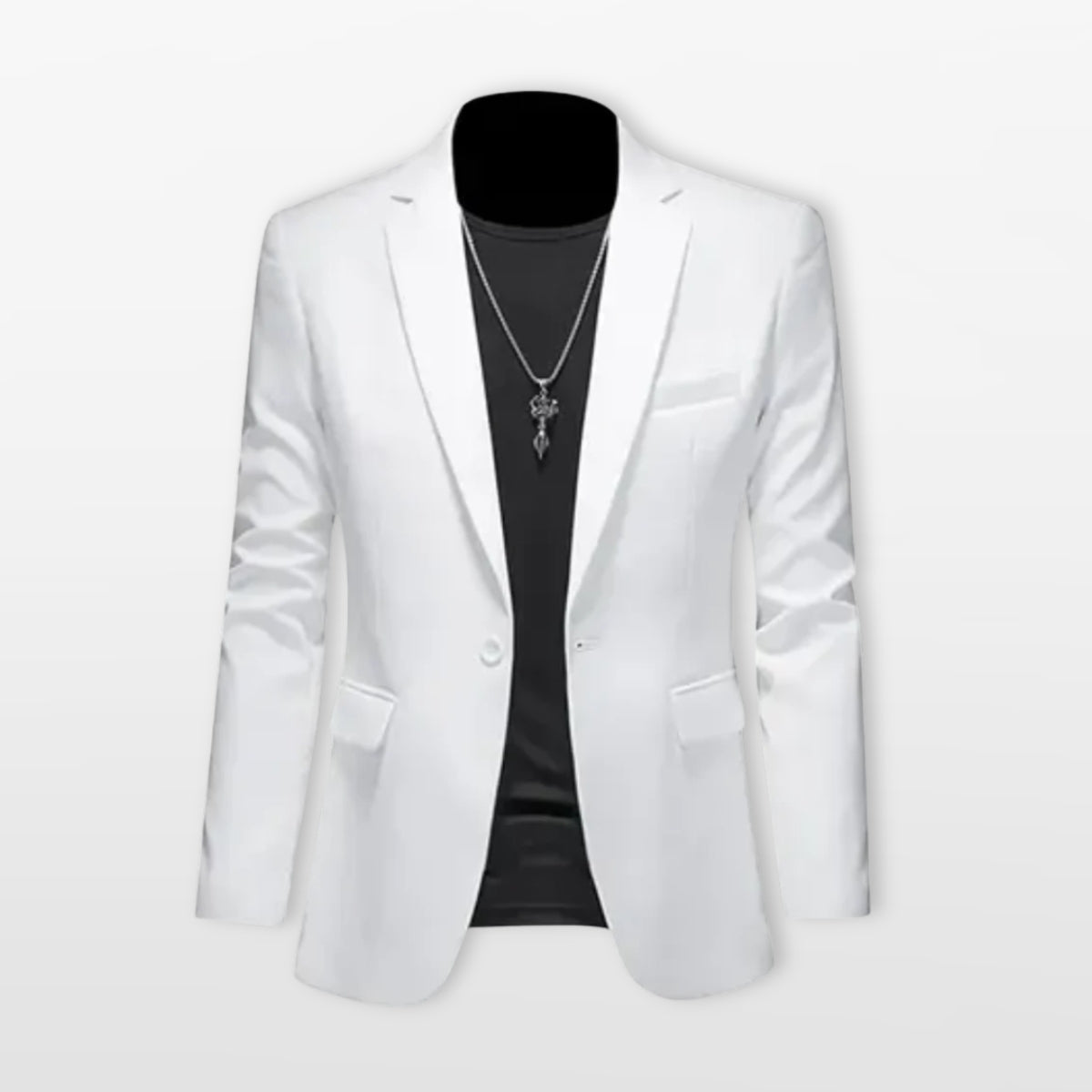 Elegantné priliehavé pánske sako