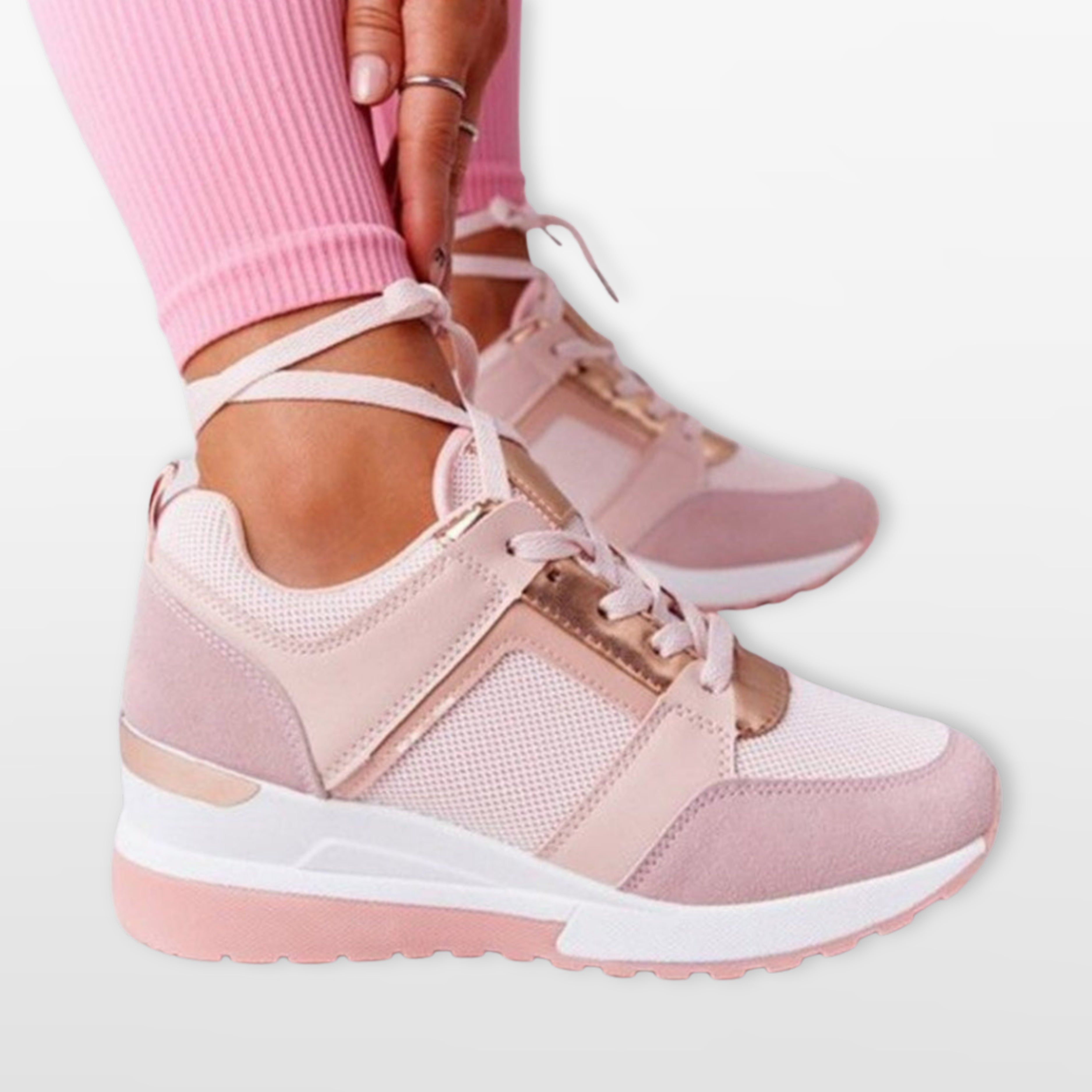 Damskie Buty Na Platformie Wygodne Sneakersy