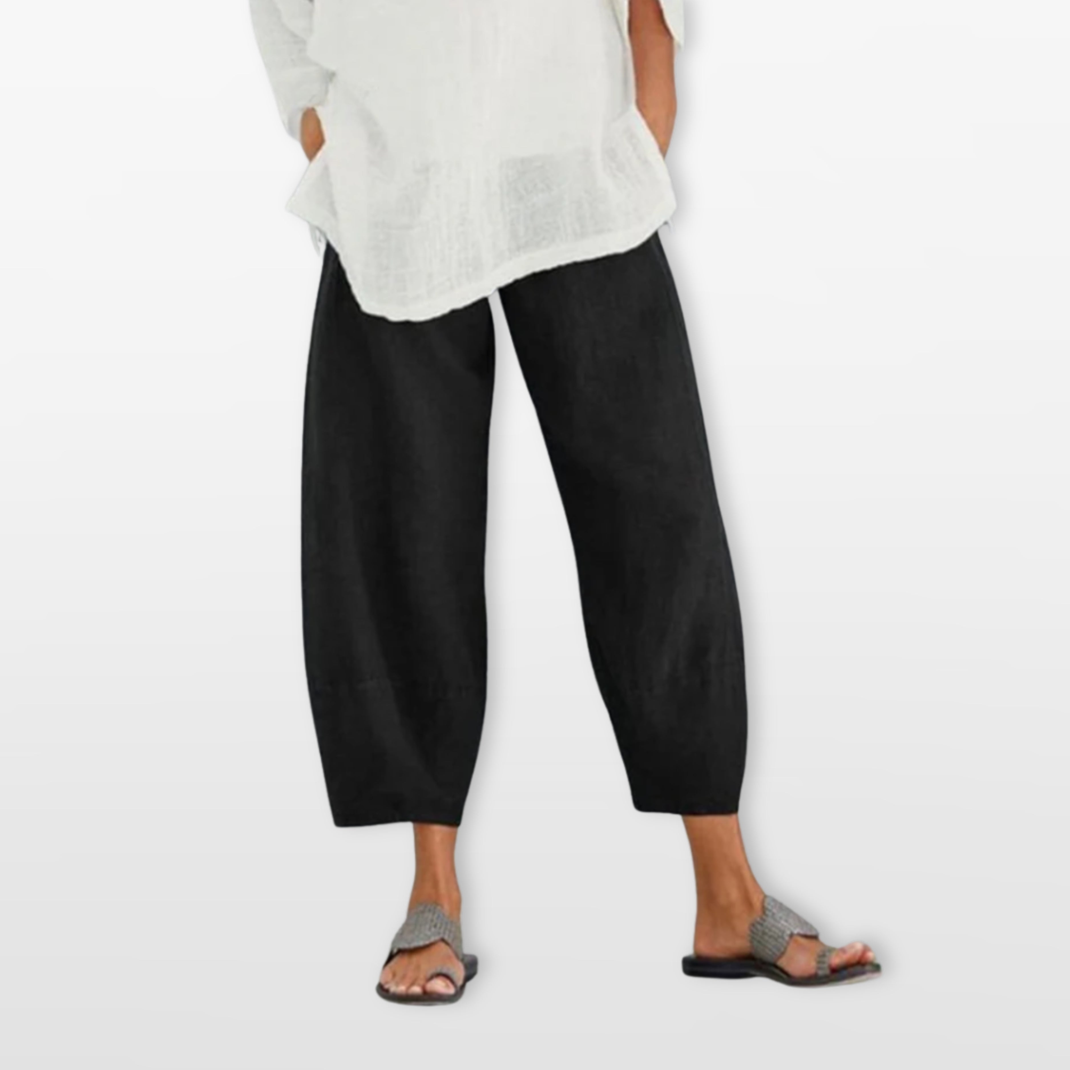 Luźne Spodnie Culotte Damskie