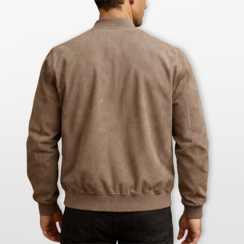 Kurtka Bomber Casual Minimalistyczna Męska