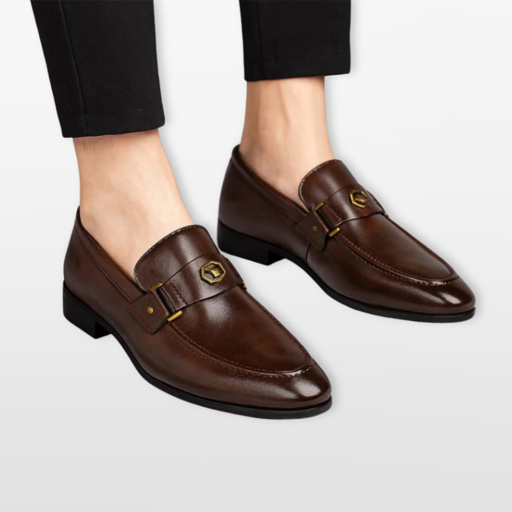 Mokasyny Eleganckie Wsuwane Męskie