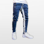 Męskie Spodnie Joggery Slim W Paski