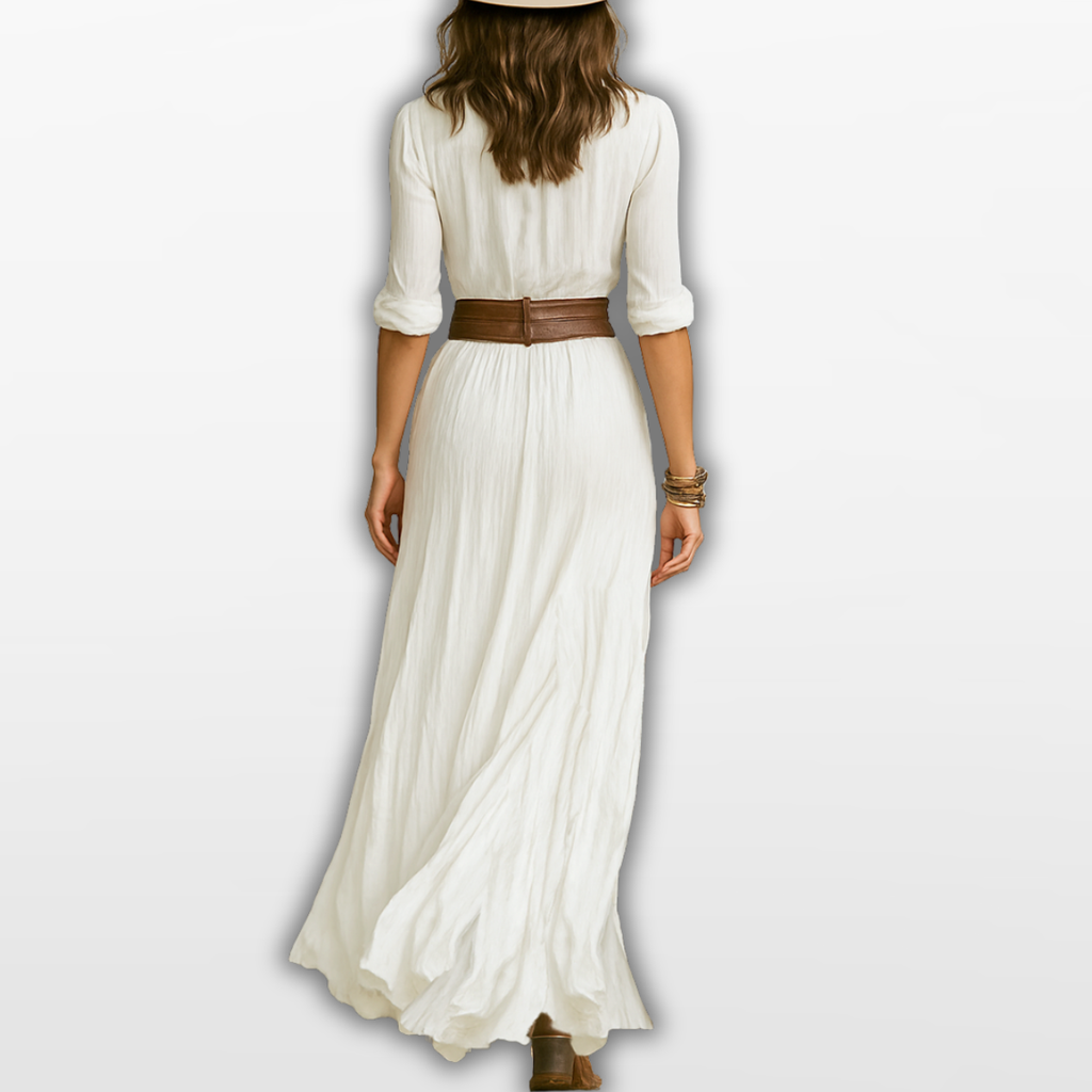 Damska Sukienka Maxi Boho