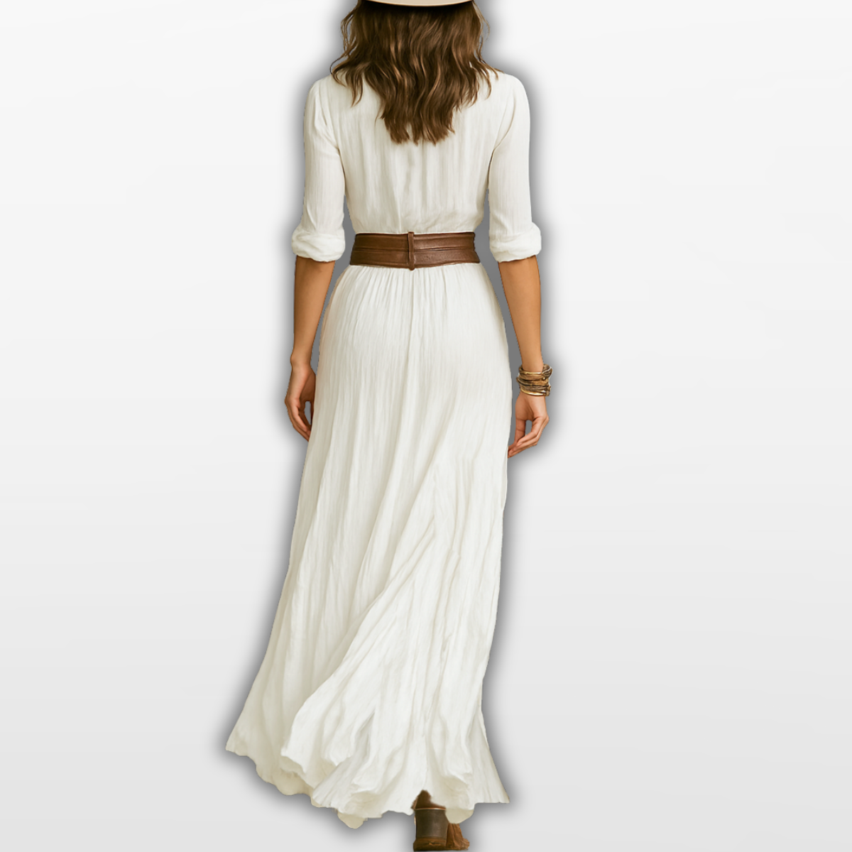 Damska Sukienka Maxi Boho