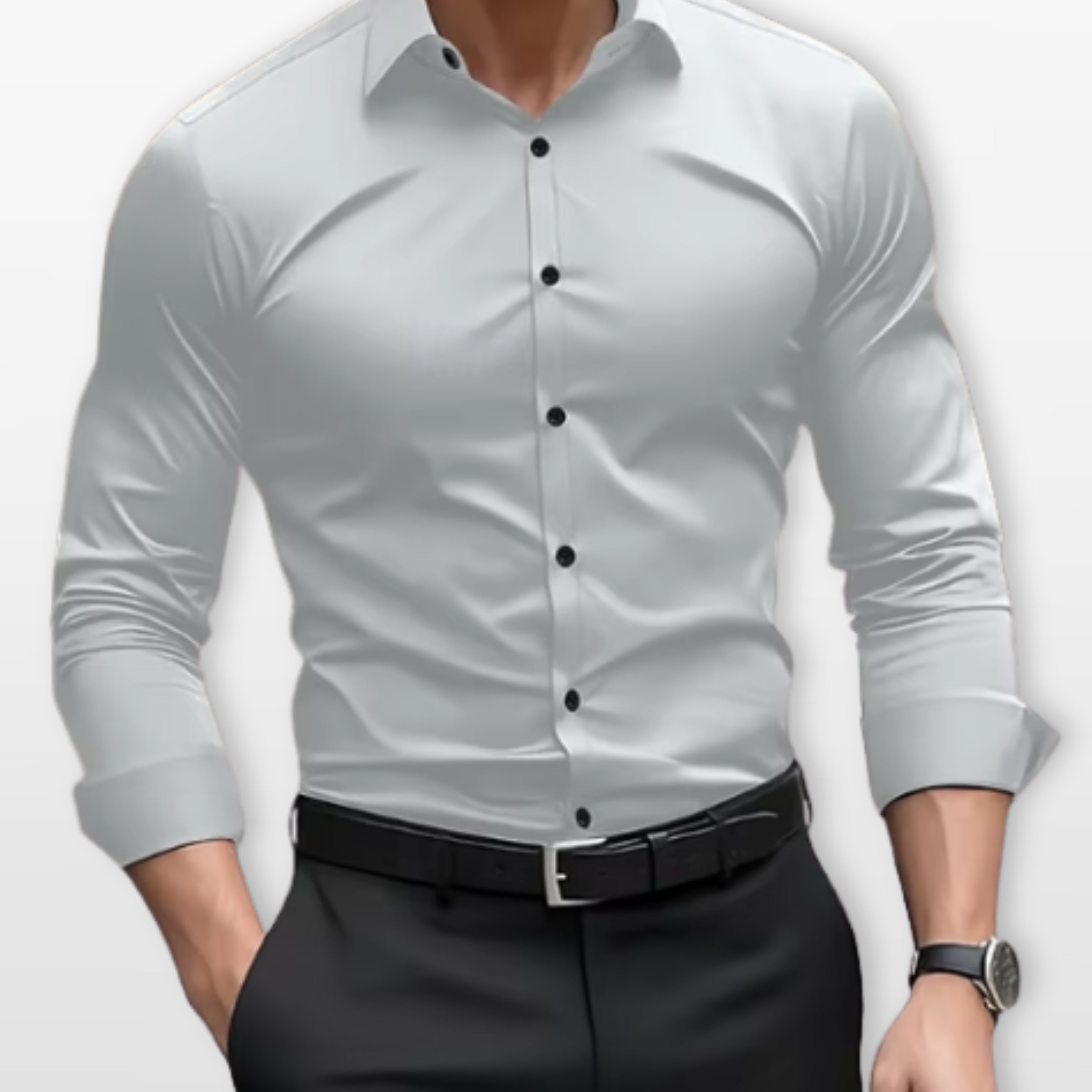 Koszula Slim Fit Elegancka Formalna Męska