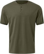 Koszulka Henley Casual Męskie