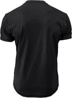 Koszulka Henley Casual Męskie