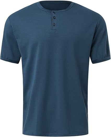 Koszulka Henley Casual Męskie
