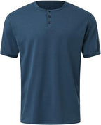 Koszulka Henley Casual Męskie