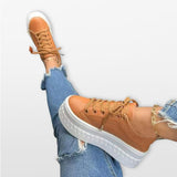 Sneakersy Platformowe Komfortowe Damskie