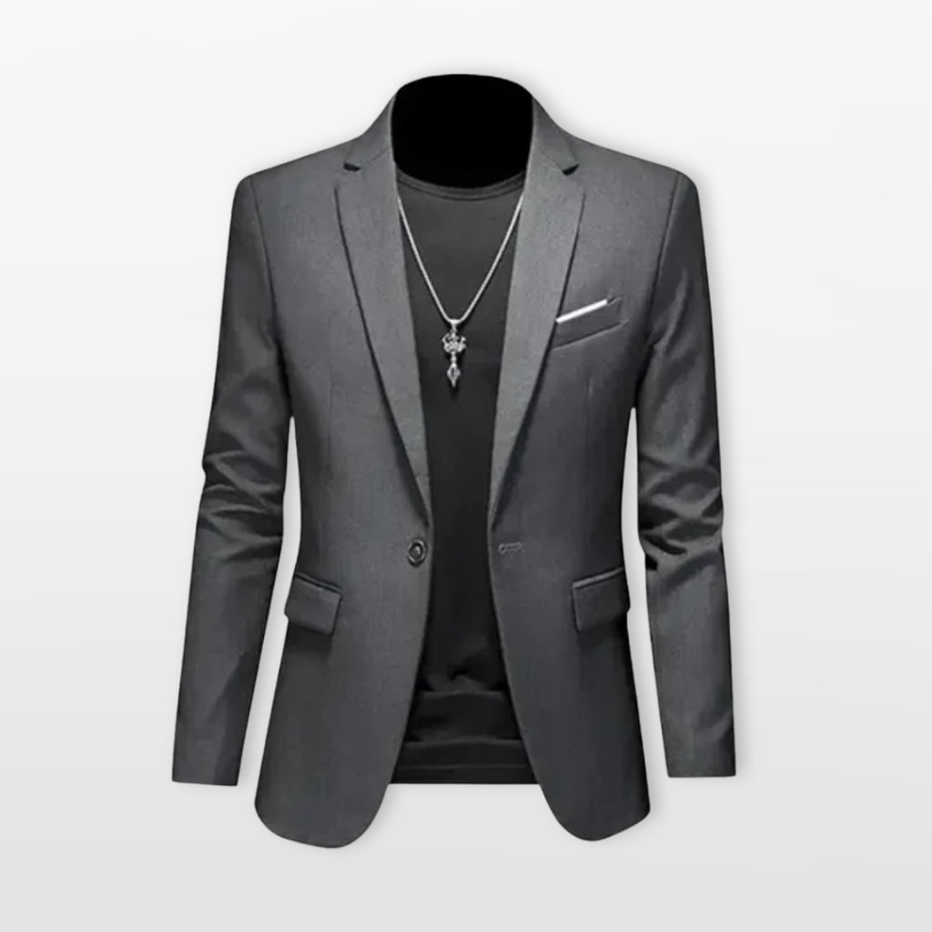 Elegantné priliehavé pánske sako