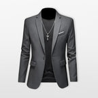 Elegantné priliehavé pánske sako