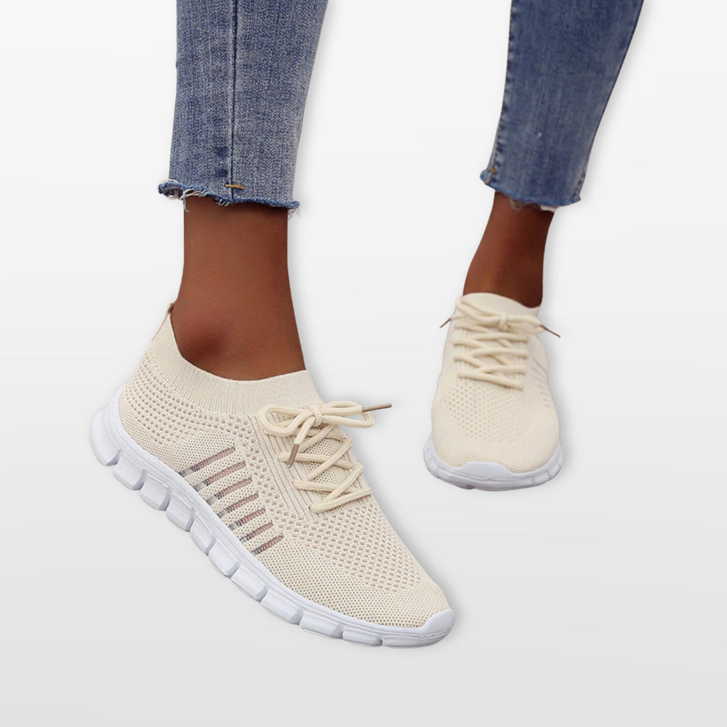 Buty Dzianinowe Lekkie Oddychające Damskie