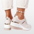 Damskie Buty Na Platformie Wygodne Sneakersy