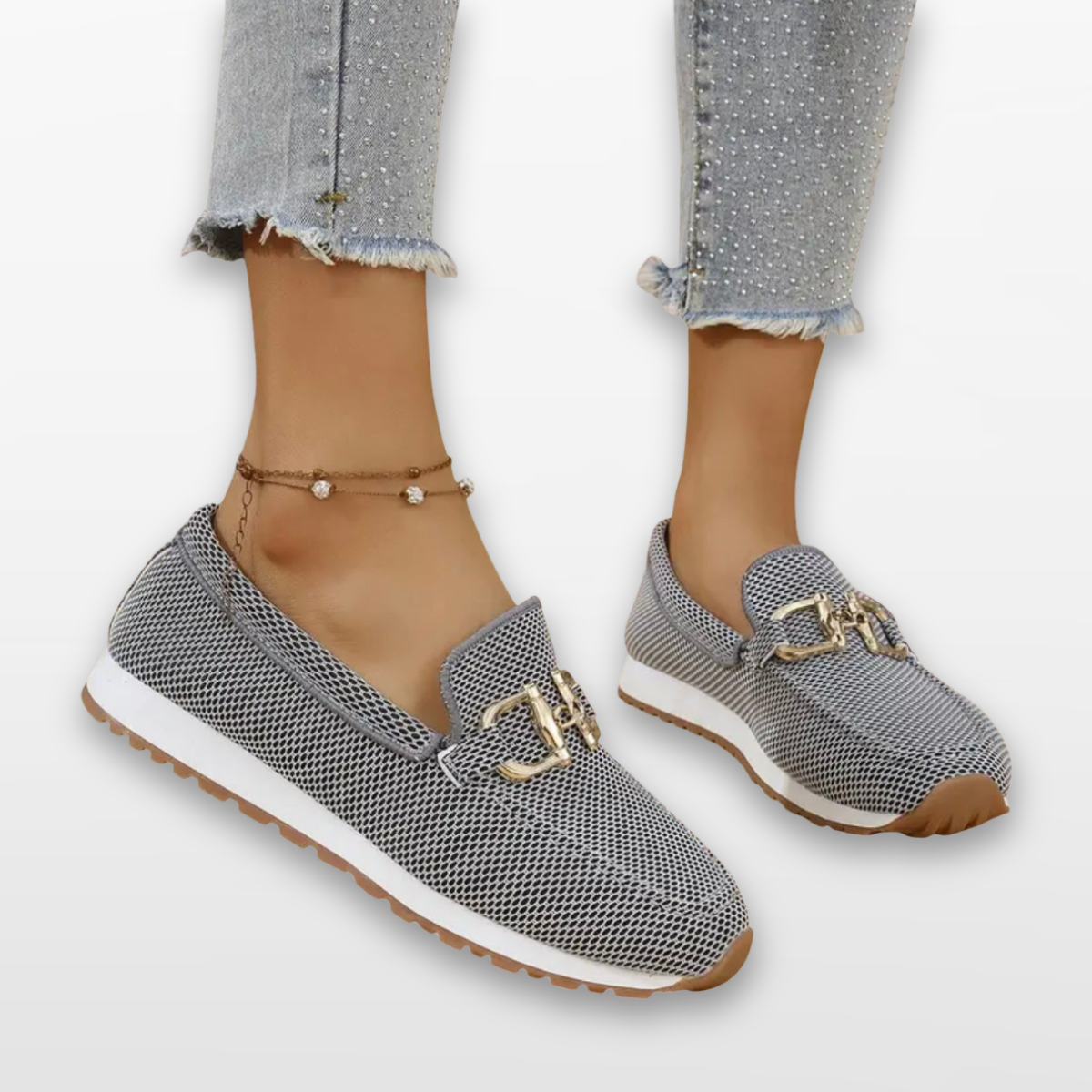 Damskie Mokasyny Ortopedyczne Eleganckie Wsuwane