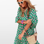 Damska Sukienka Maxi Boho Letnia