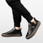 Sneakersy Sznurowane Casual Męskie