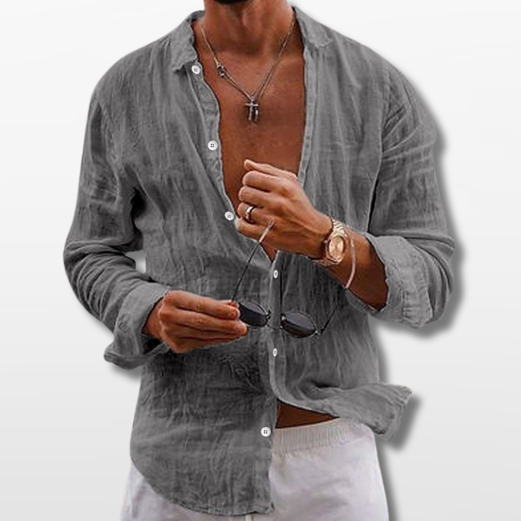 Męska Koszula Casual Lekka Elegancka
