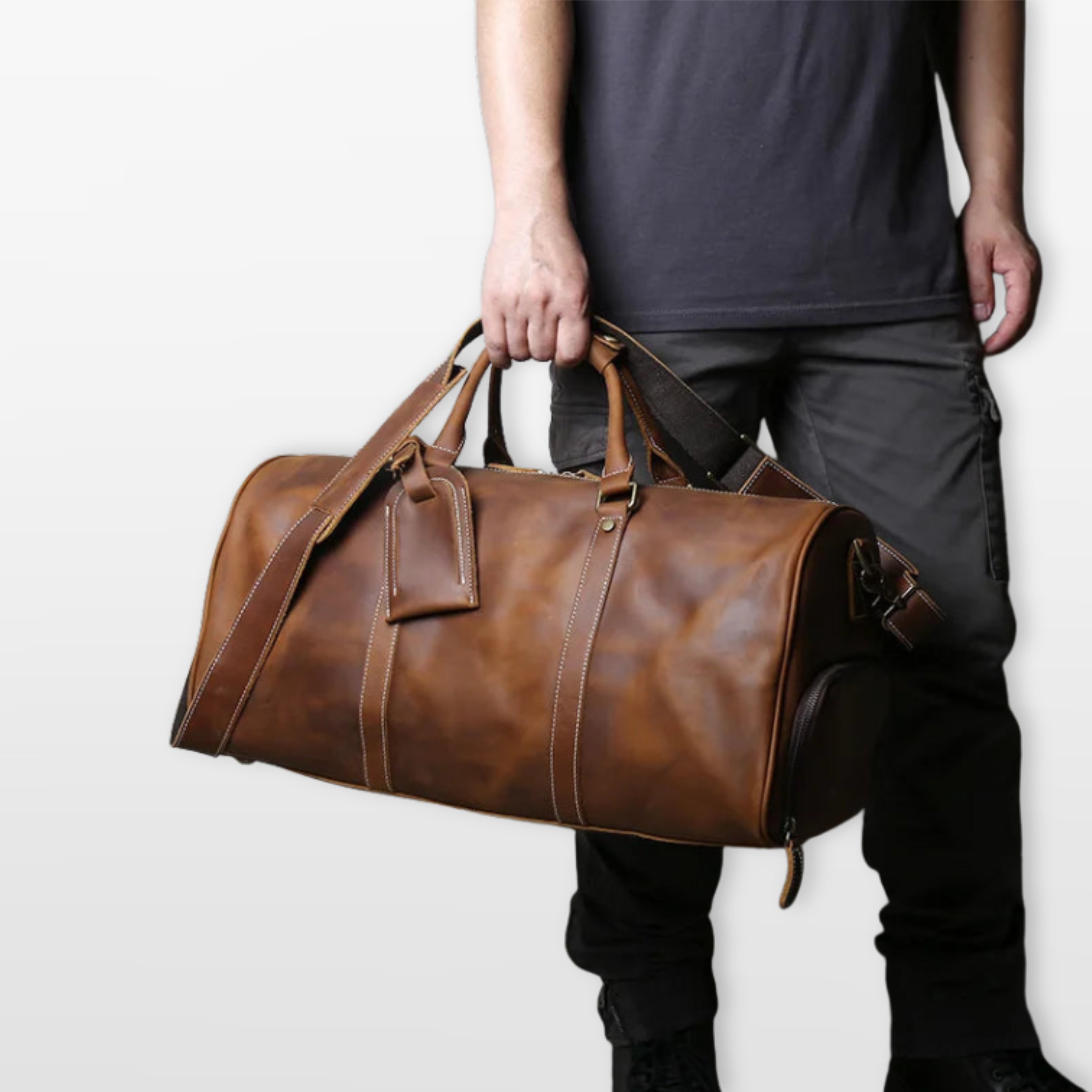 Torba Podróżna Vintage Weekender Duża Męska