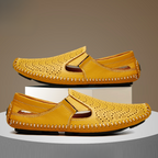 Herresko Slip-on med hulmønster