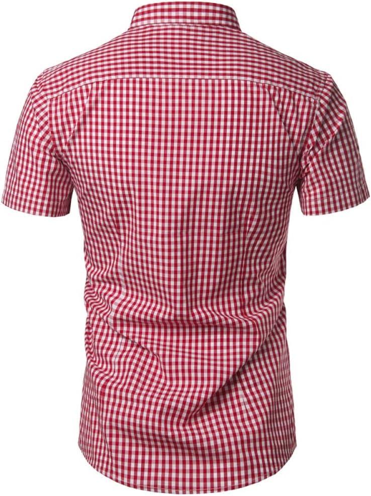 Koszula W Kratę Casual Męskie