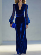 Elegant jumpsuit til damer med V-udskæring