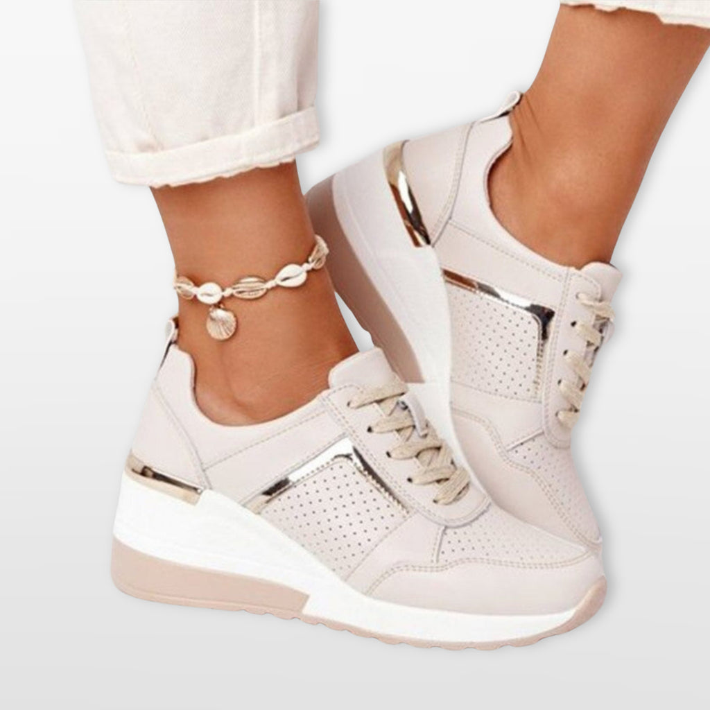 Damskie Buty Na Platformie Wygodne Sneakersy