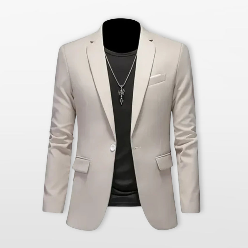 Elegantné priliehavé pánske sako