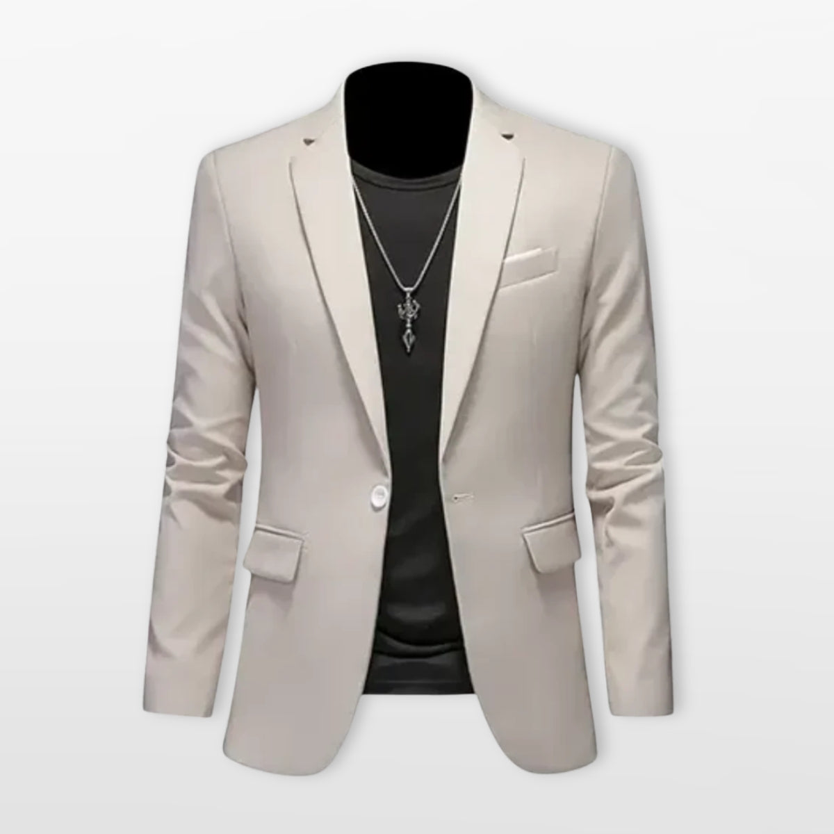 Elegantné priliehavé pánske sako