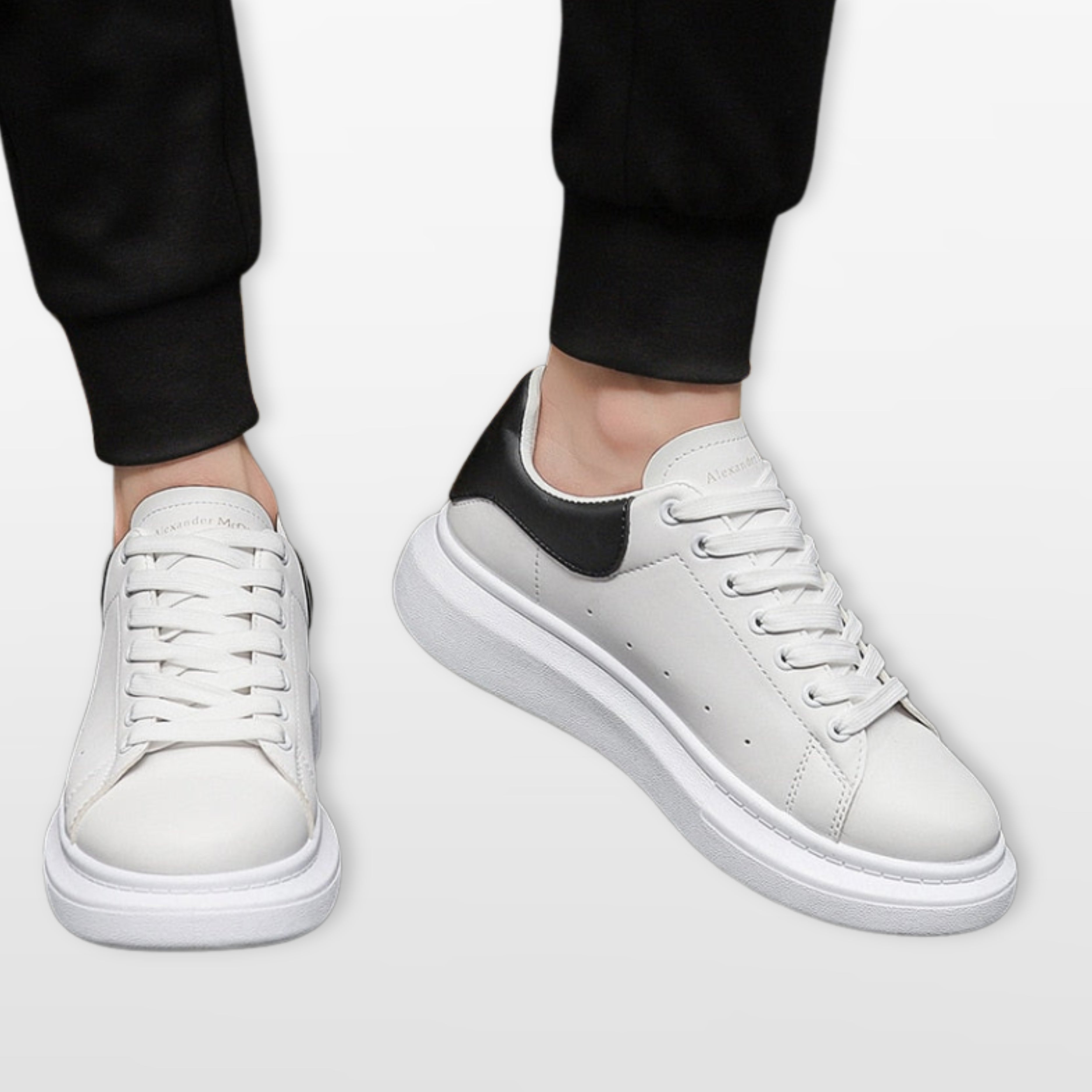 Sneakersy Casual Gruba Podeszwa Męskie
