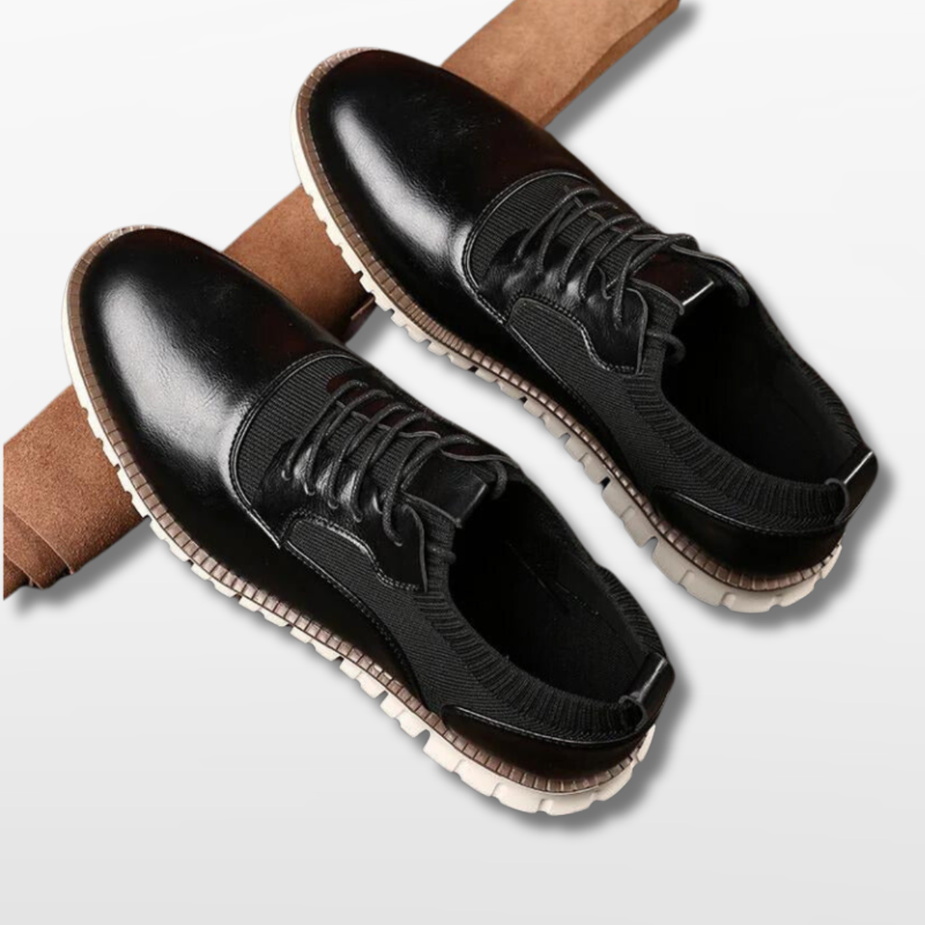 Męskie Buty Casualowe Wygodne Sznurowane