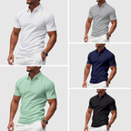 Męskie Polo Dopasowane Styl Casual Nowoczesne