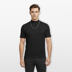 Męski T Shirt z Golfem Dopasowany