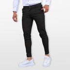 Męskie Ppodnie Slim Eleganckie Dopasowane Stylowe