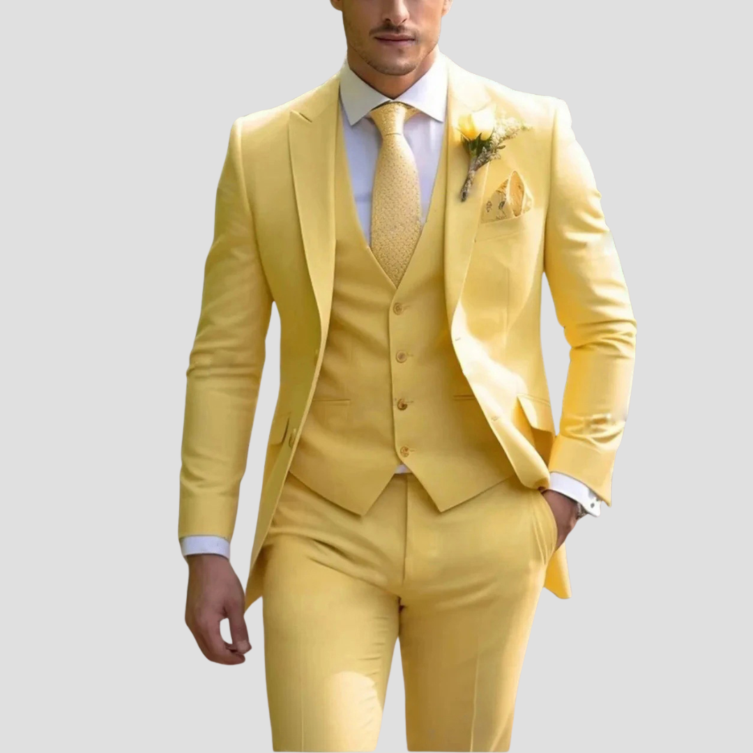 Elegantní pánský třídílný oblek