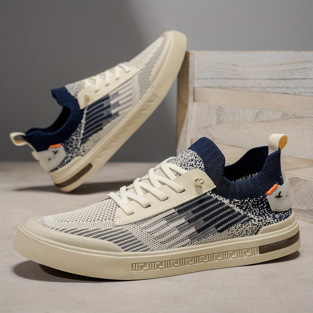 Sneakersy Dzianinowe Casual Męskie
