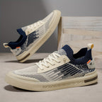 Sneakersy Dzianinowe Casual Męskie