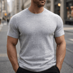 Strikket T-shirt Kortærmet Herre