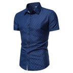 Mintás férfi Smart Casual ing