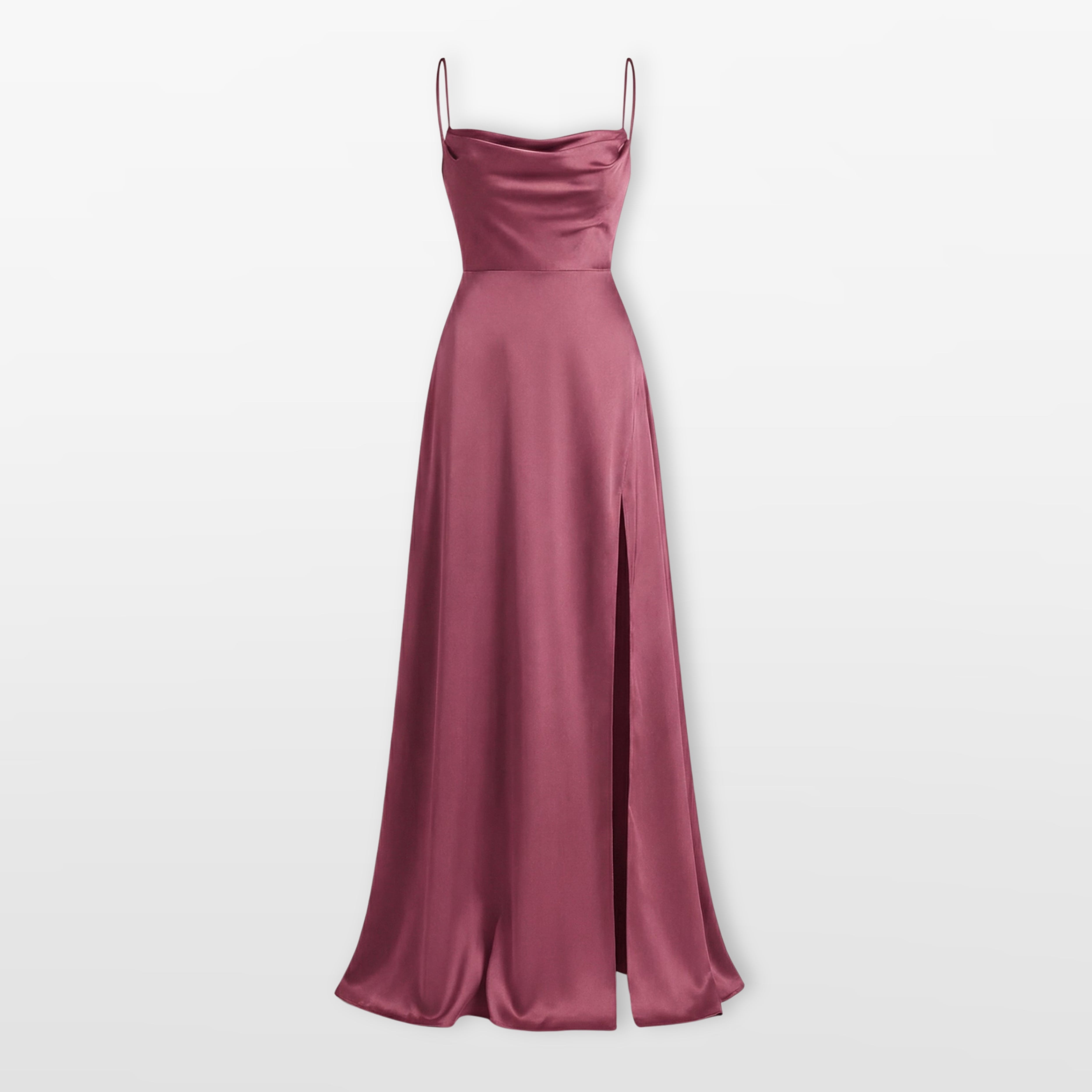 Sukienka Maxi Elegancka Rozcięcie Damskie