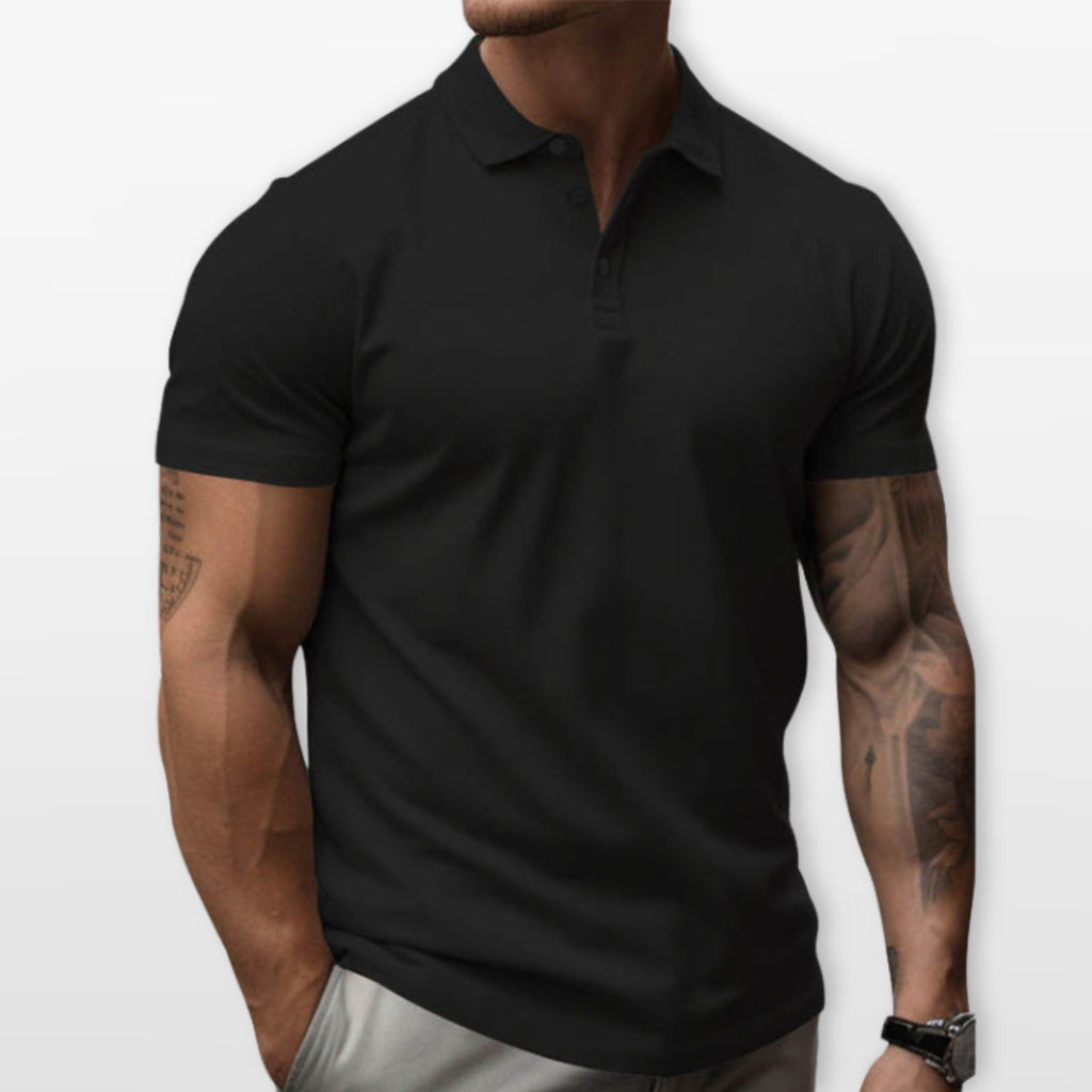 Polo Slim Fit Krótki Rękaw Męskie