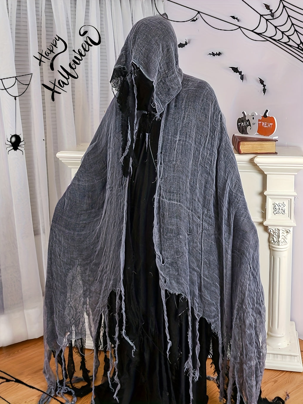 Pánský halloweenský kostým žence s kapucí