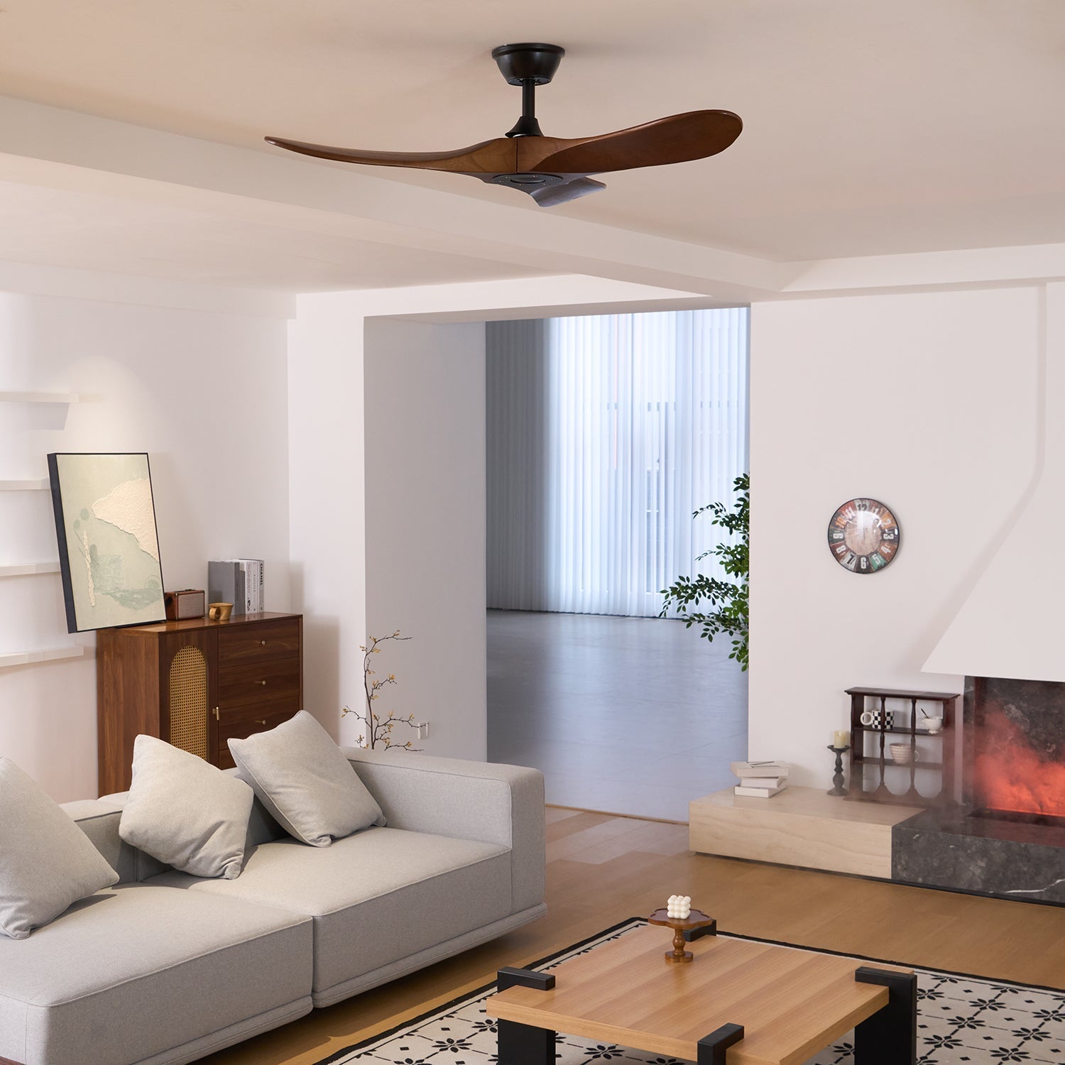 Modern mennyezeti ventilátor 3 lapáttal
