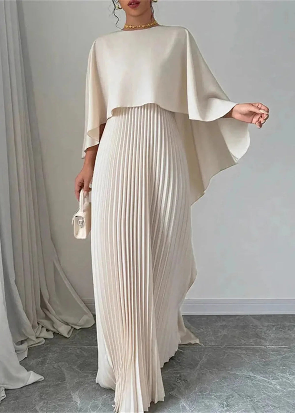 Sukienka Maxi Plisowana Damskie