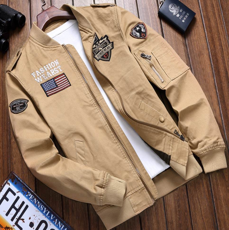 Pánská outdoorová bomber bunda