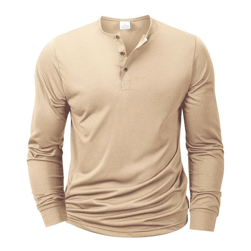 Pánské Henley tričko s dlouhým rukávem