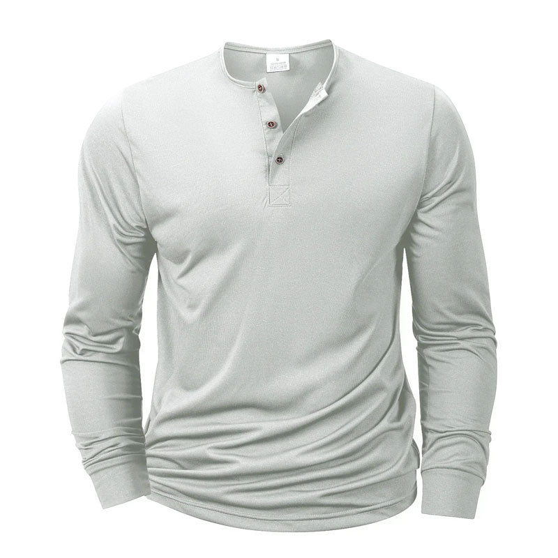 Pánské Henley tričko s dlouhým rukávem